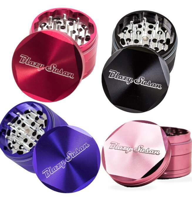 Blazy Susan 4-Piece Aluminum Grinder