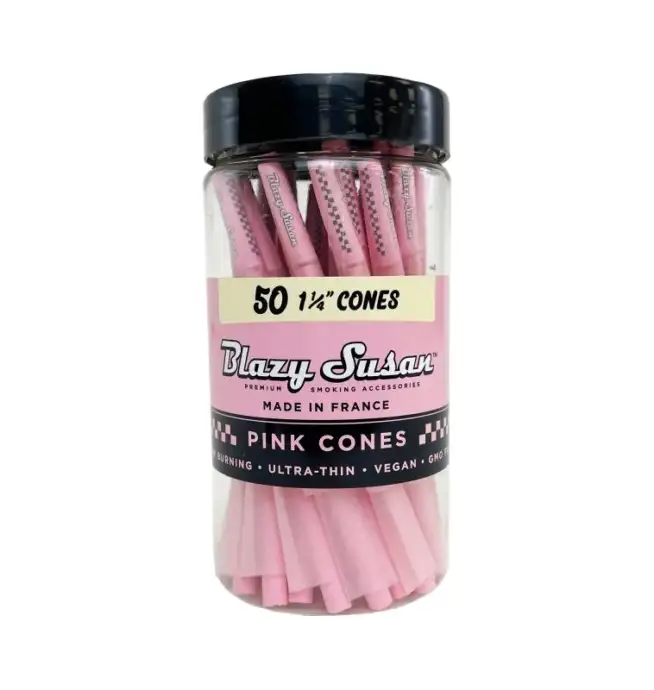 Blazy Susan Pre-Rolled Cones Jar 50CT - 1.25"