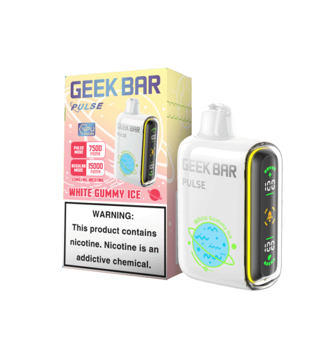 Geek Bar Pulse Disposable - White Gummy Ice