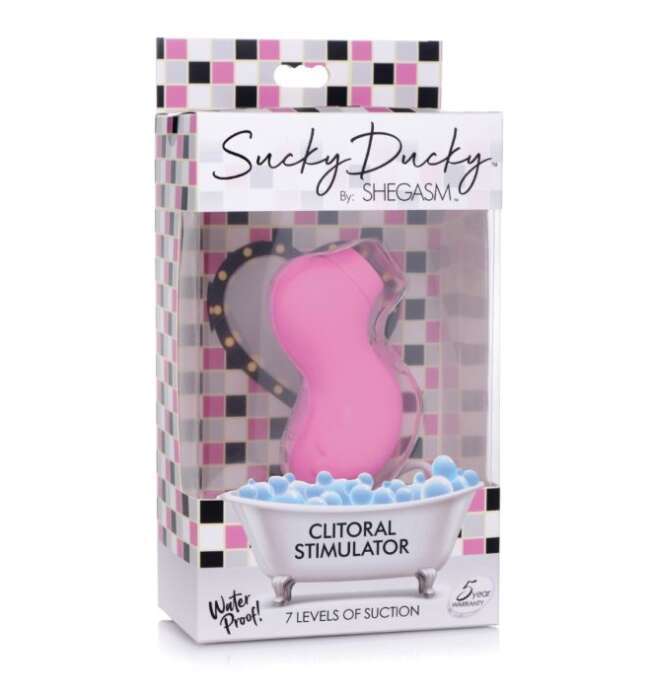 Inmi Shegasm Sucky Ducky Silicone Clitoral Stimulator - Pink