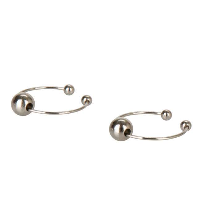 Calexotics Intimate Play™ Nipple and Clitoral Non-Piercing Body Jewelry - Silver - Image 5