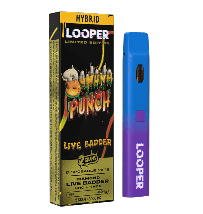 Looper Live Badder Limited Edition Disposable 2g - Banana Punch (Hybrid)