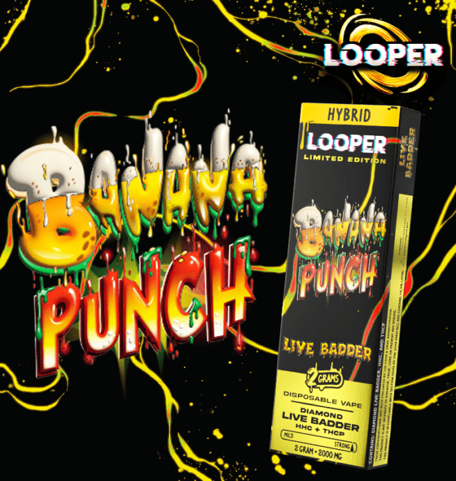 Looper Live Badder Limited Edition Disposable 2g - Banana Punch (Hybrid) - Image 2