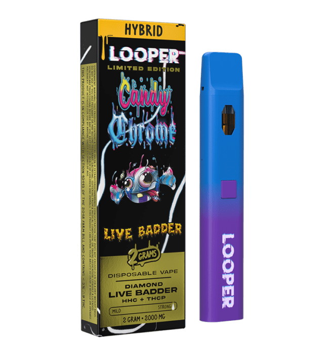 Looper Live Badder Limited Edition Disposable 2g - Candy Chrome (Hybrid)