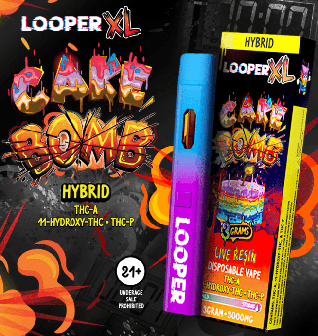 Looper XL Disposable 3g - Cake Bomb (Hybrid) - Image 2