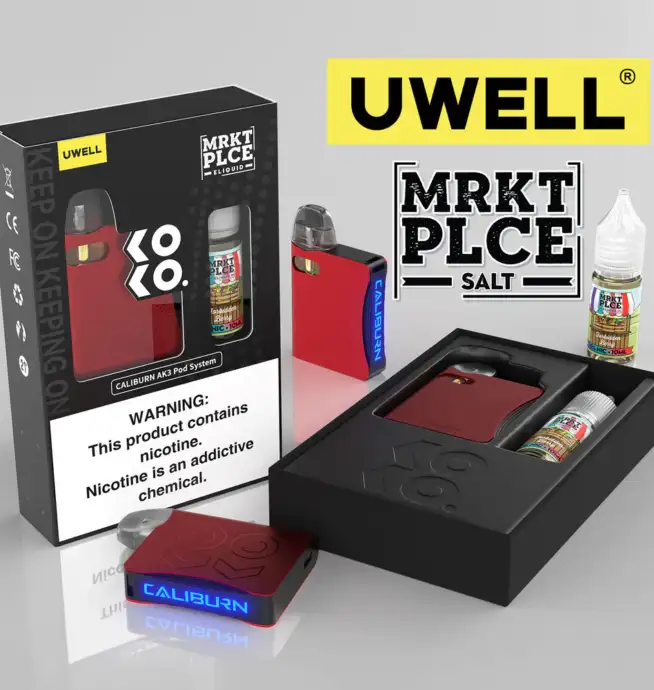 UWELL Pod Kits with MRKT PLCE Juice