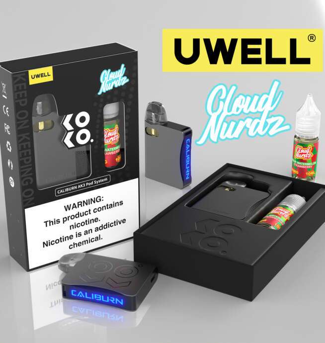 UWELL Pod Kits with Cloud Nurdz Juice