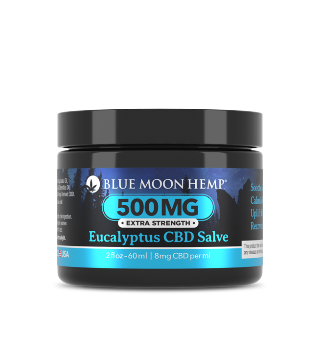 Blue Moon Hemp CBD Salve Eucalyptus 500mg