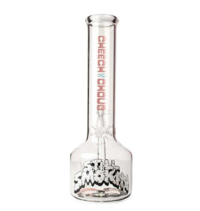 Cheech & Chong® Glass 12" Still Smokin Canteen Base Water Pipe - Image 2