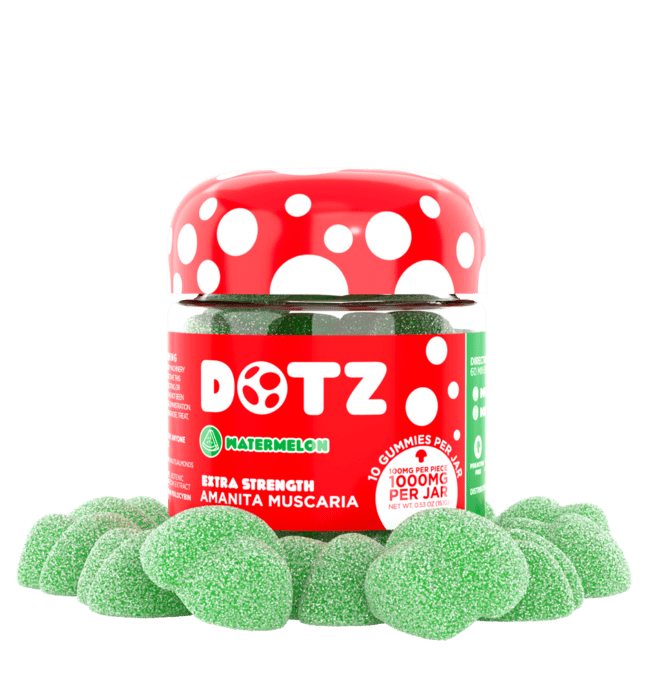 DOTZ Amanita Muscaria Gummies 1000mg - Watermelon