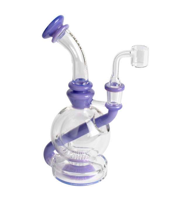 GEAR Premium®  8" Nucleus Concentrate Bubbler - Purple Slyme