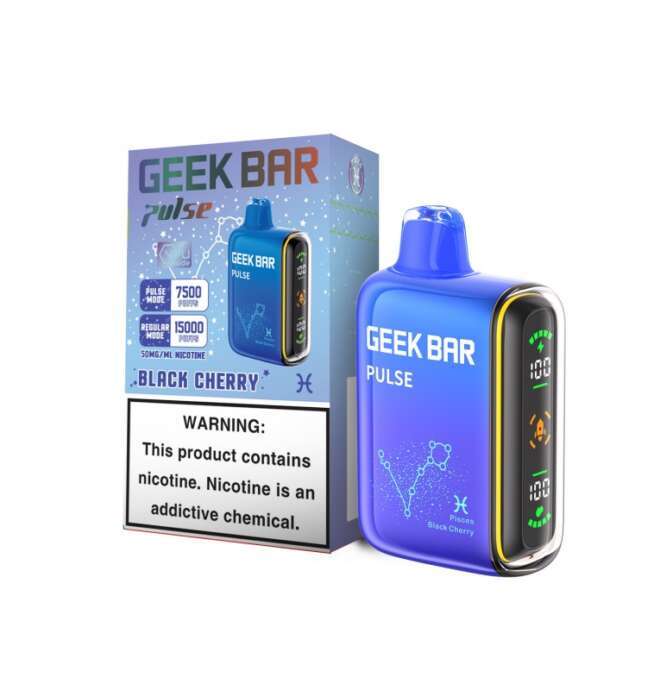 Geek Bar Pulse Disposable - Black Cherry (Pisces)