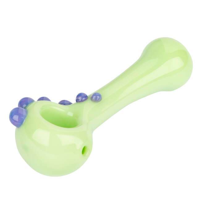 Red Eye Glass® 4" Commodore Hand Pipe - Opal Green