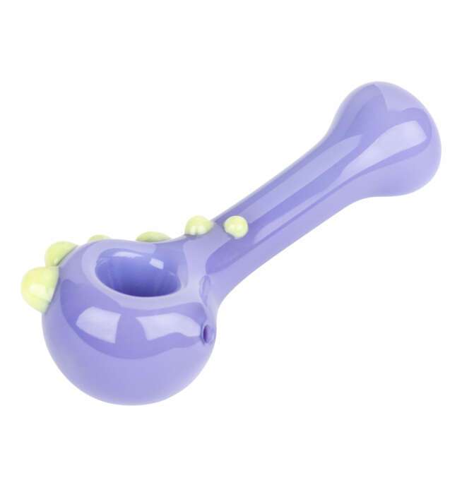 Red Eye Glass® 4" Commodore Hand Pipe - Opal Purple