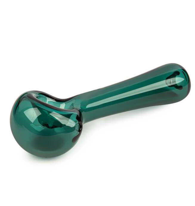 Red Eye Glass® 4.5" Spoon Hand Pipe - Teal