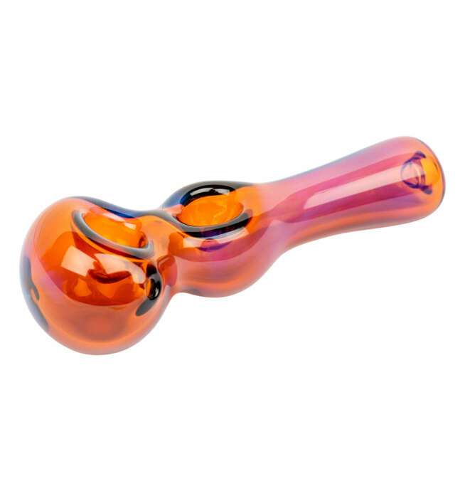 Red Eye Glass® 4.5" Twice Baked Hand Pipe - Amber