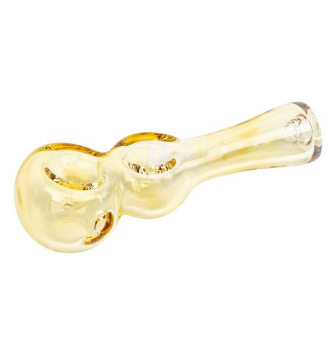 Red Eye Glass® 4.5" Twice Baked Hand Pipe - Colour Changing