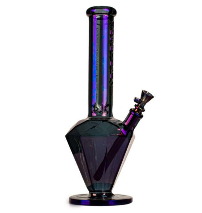 Red Eye Tek® 15" Metallic Terminator Finish Paragon Water Pipe - Blue