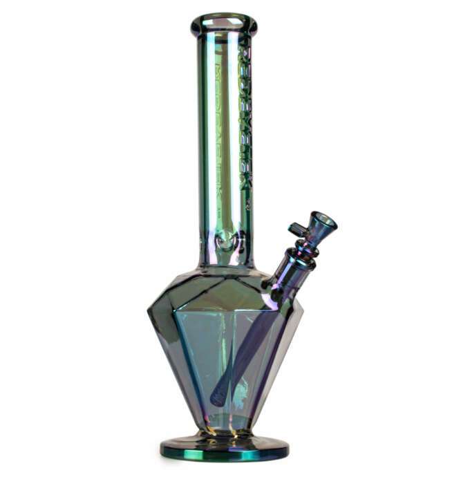 Red Eye Tek® 15" Metallic Terminator Finish Paragon Water Pipe - Green