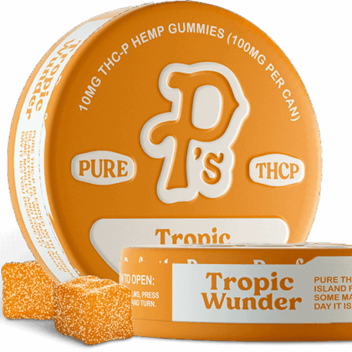 Perfectly Pure Pushin' P's THCP Gummies - Tropic Wunder