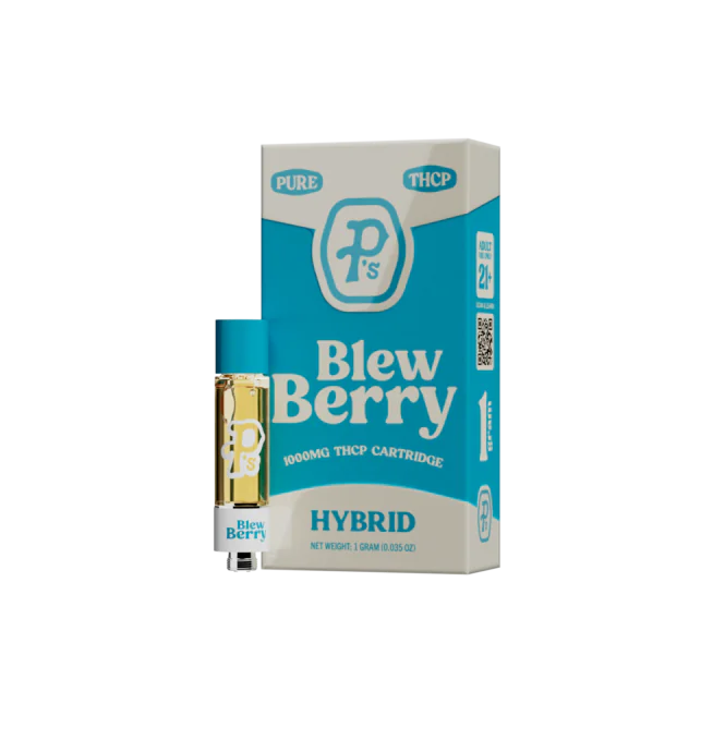 Pushin' P's THCP Cartidges 1g - Blew Berry (Hybrid)