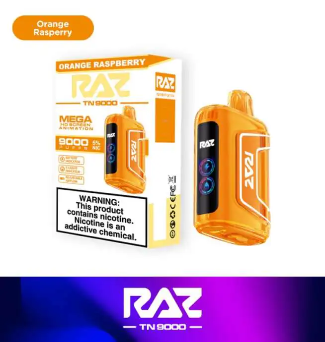 RAZ TN9000 Disposable - Orange Raspberry