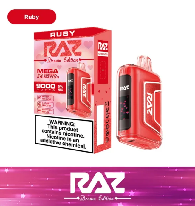 RAZ TN9000 Disposable - Ruby (Cherry Strawberry Raspberry)