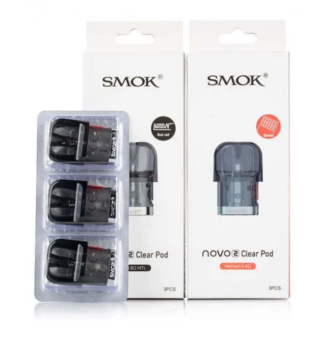 SmokTech Novo and Novo 2 Replacement Pods 3pk