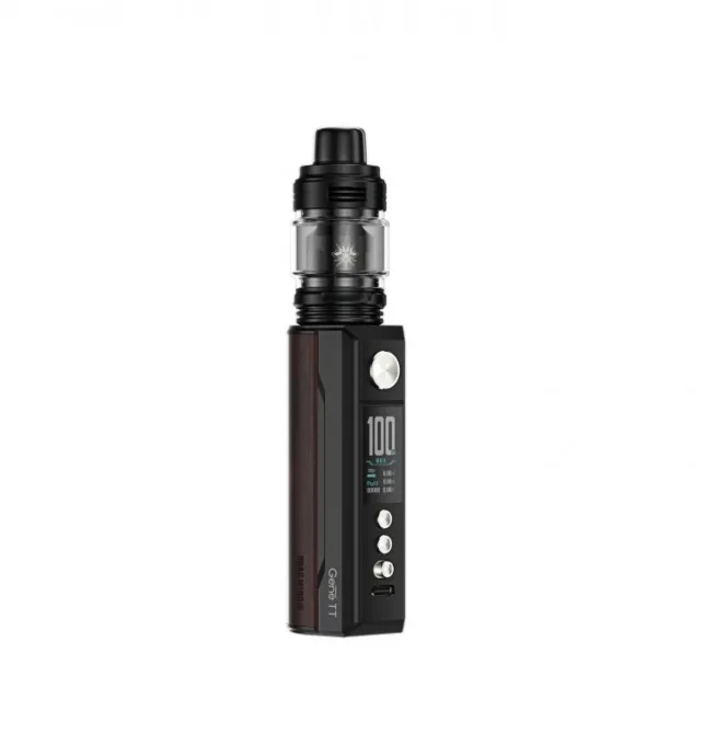 VooPoo Drag M100 S Kit - Black & Darkwood