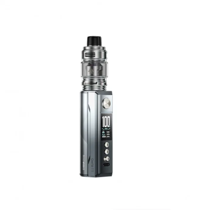 VooPoo Drag M100 S Kit - Silver & Black