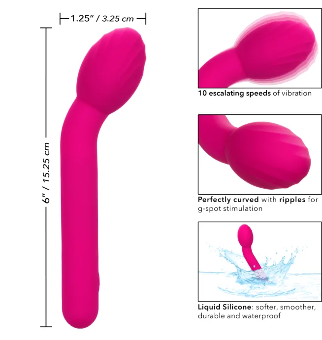 Calexotics Bliss™ Liquid Silicone Mini Tulip - Image 9