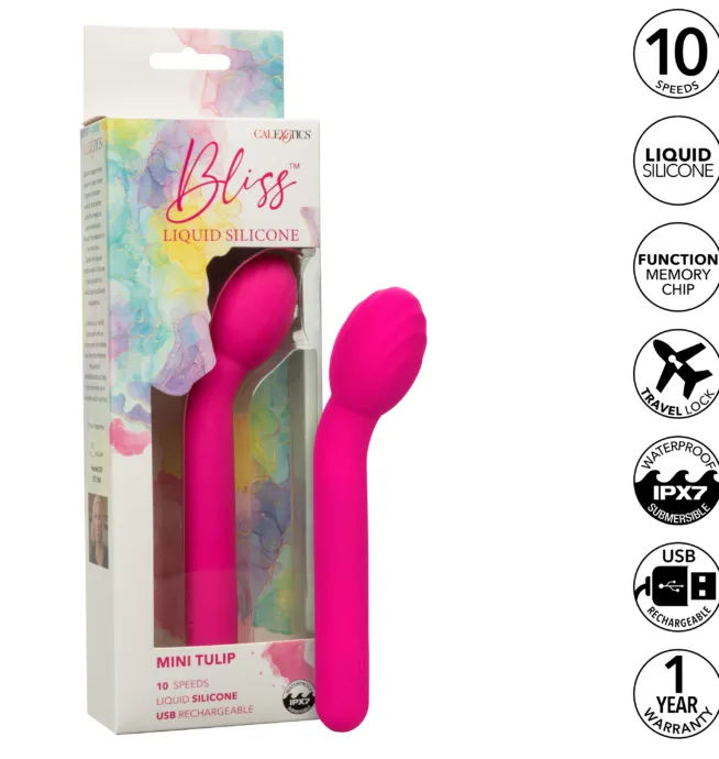 Calexotics Bliss™ Liquid Silicone Mini Tulip - Image 8