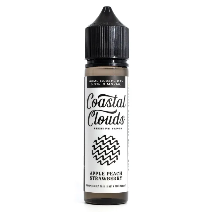 Coastal Clouds Synthetic – Apple Peach Strawberry 6MG 60mL