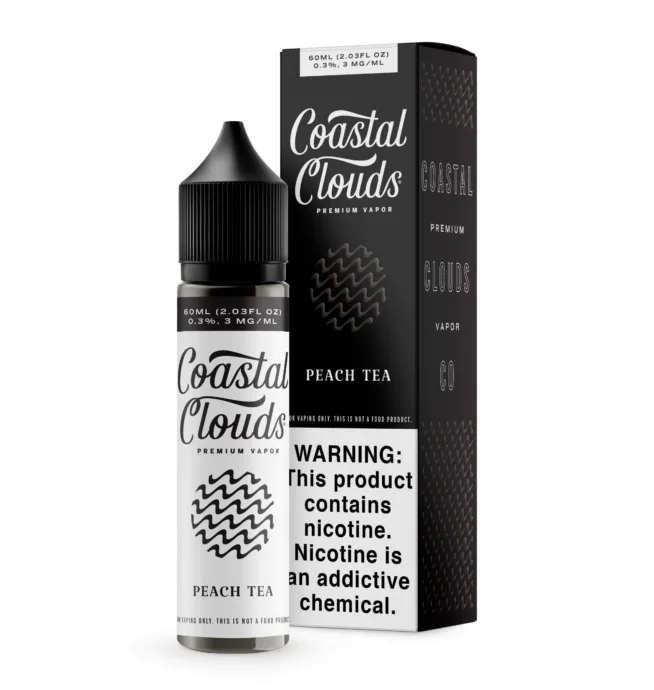 Coastal Clouds – Peach Tea 6MG 60mL