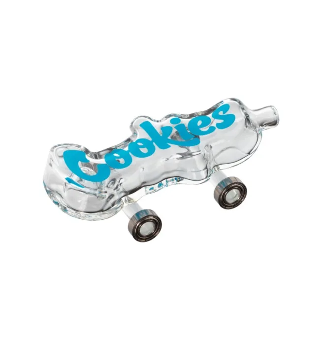 Cookies Toke Deck Hand Pipe - Clear