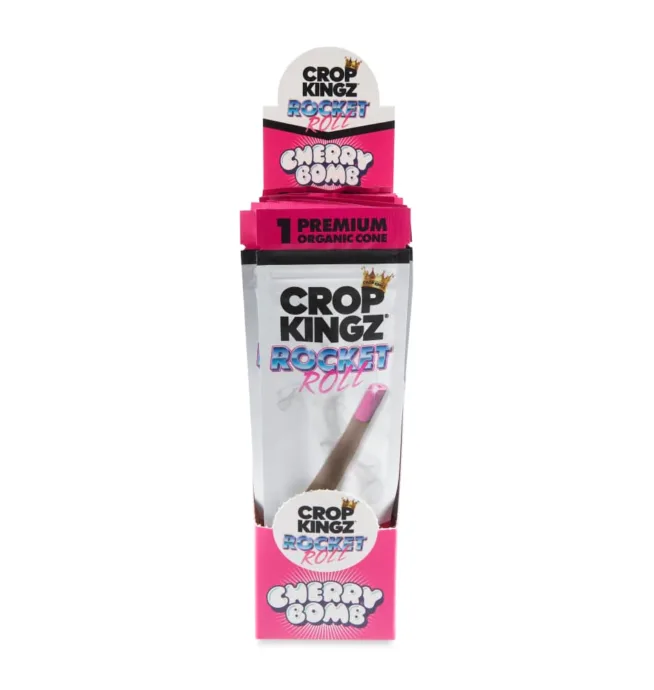 Crop Kingz Rocket Roll Hemp Cones with Biodegradable Edible Sugar Tip