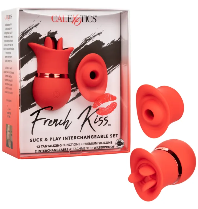 Calexotics French Kiss™ Suck & Play Interchangeable Set