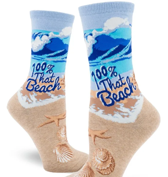 ModSocks Novelty Socks - 100% That Beach Crew