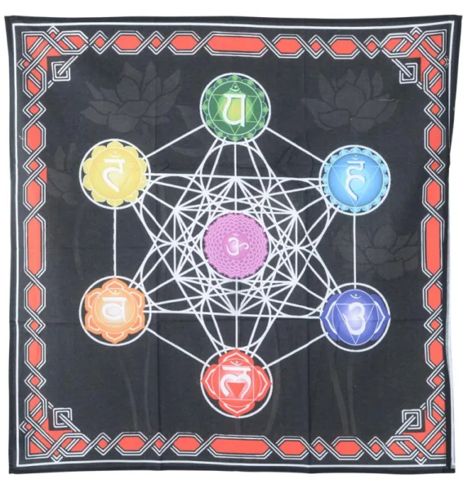 7 Chakra Altar Cloth