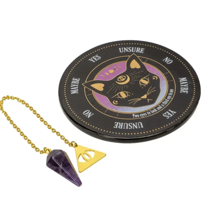 Black Cat Mystic Mog Pendulum Divination Kit - Image 5