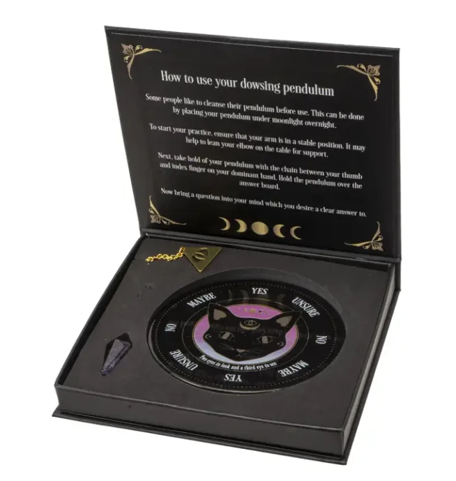 Black Cat Mystic Mog Pendulum Divination Kit - Image 3