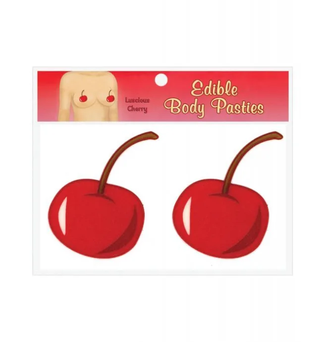 Edible Body Pasties - Luscious Cherry