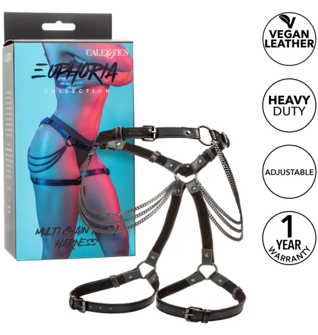 Calexotics Euphoria Collection Multi Chain Thigh Harness - Image 3