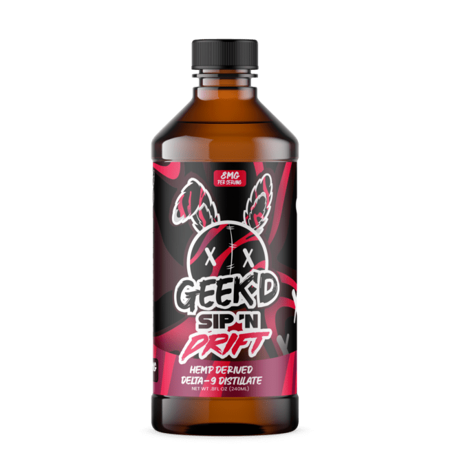 Geek'd - Sip 'n Drift - Cran Razz - Delta 9 Distillate