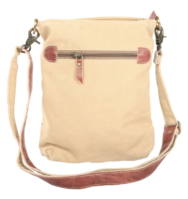 Horsehair Leather Trim Shoulder Bag - Image 3