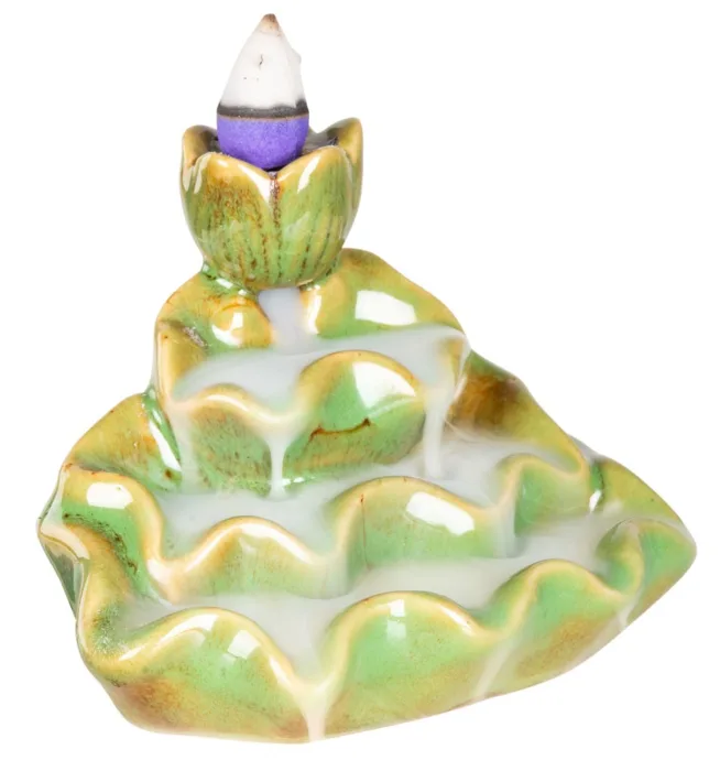 Lotus Backflow Incense Burner - Image 2