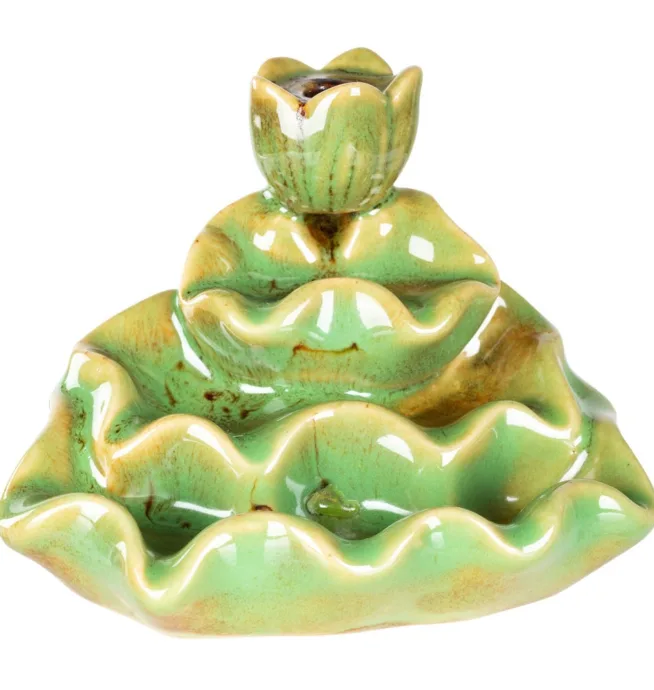 Lotus Backflow Incense Burner - Image 3