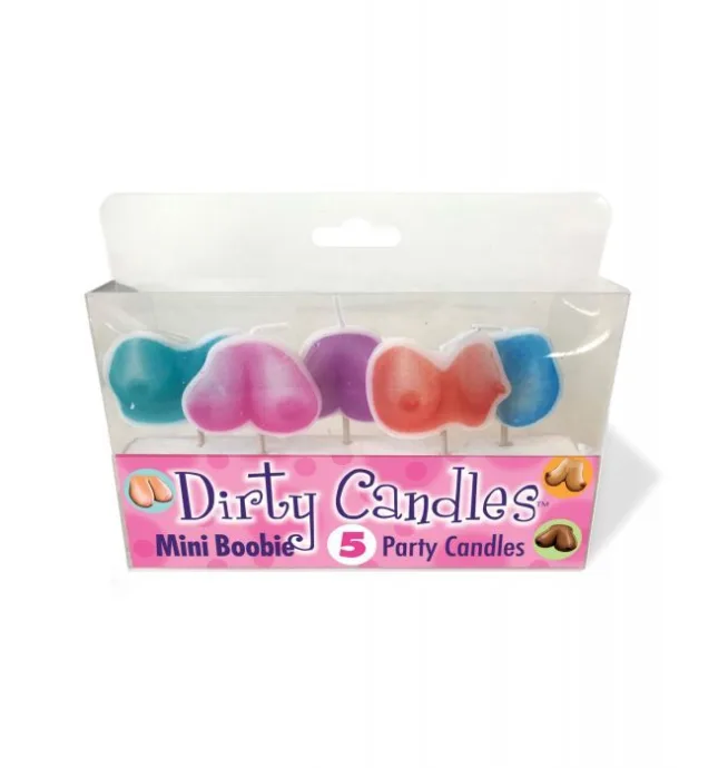 Mini Boobie Dirty Candle Set - Set of 5