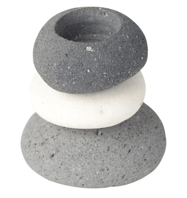 Mixed Color Cairn Tea Light Holder - Image 2