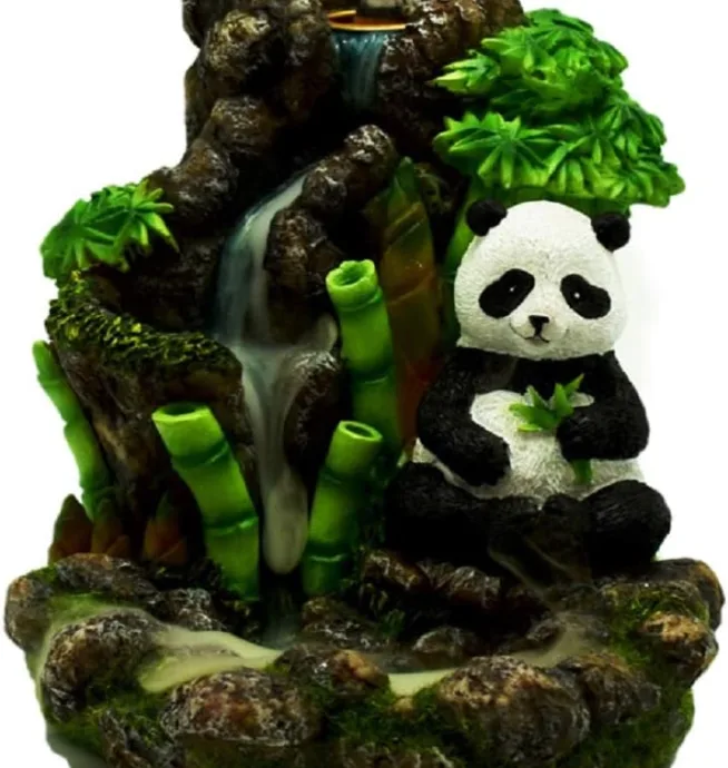 Panda Back Flow Incense Burner